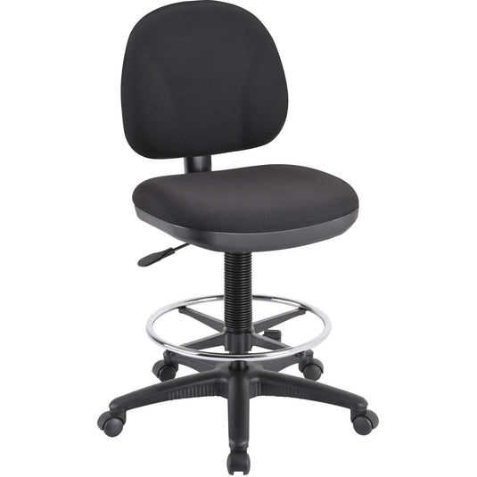 Lorell Millenia Series Adjustable Task Stool with Back