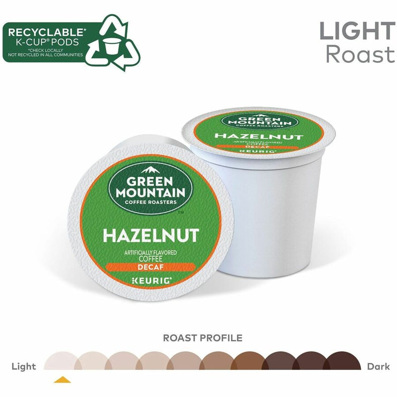 Load image into Gallery viewer, Green Mountain Coffee K-Cup, Pod Hazelnut Decaf Coffee, Keurig Single-Serve K-Cup pods, Light Roast, 24 Count
