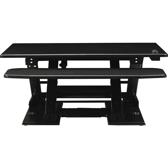 Lorell Electric Desk Riser with Keyboard Tray