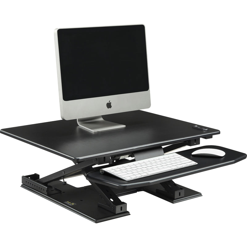 Load image into Gallery viewer, Lorell Electric Desk Riser with Keyboard Tray
