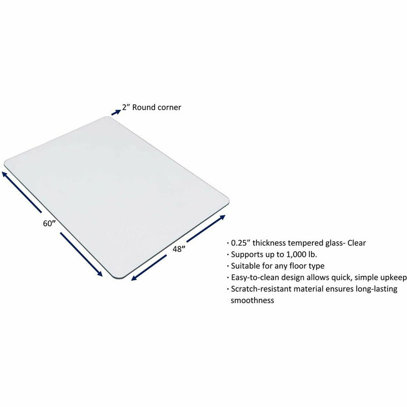 Load image into Gallery viewer, Lorell Tempered Glass Chairmat
