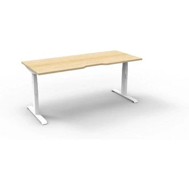 Load image into Gallery viewer, Winstyn Boost Electric Adjustable Desk - OAK/WHITE

